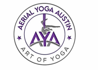 AERIAL YOGA AUSTIN ART OF YOGA AYA logo