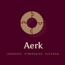 AERK INNOVATE. STRATEGIZE. SUCCEED. logo