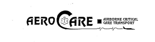 AERO CARE AIRBORNE CRITICAL CARE TRANSPORT logo