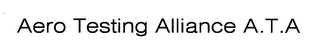 AERO TESTING ALLIANCE A.T.A logo