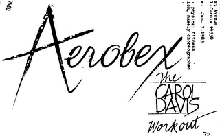 AEROBEX THE CAROL DAVIS WORKOUT logo