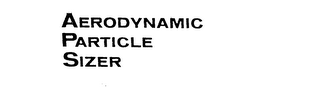 AERODYNAMIC PARTICLE SIZER logo