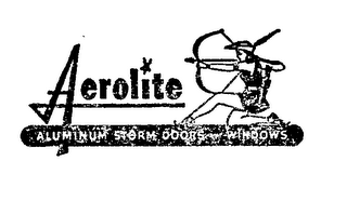 AEROLITE ALUMINUM STORM DOORS AND WINDOW S. logo