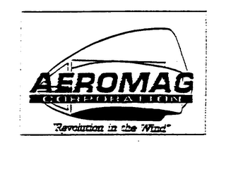 AEROMAG CORPORATION REVOLUTION IN THE WIND logo