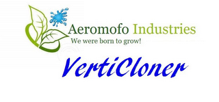 AEROMOFO INDUSTRIES WE WERE BORN TO GROW! VERTICLONER logo