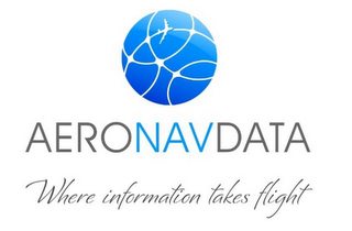 AERONAVDATA WHERE INFORMATION TAKES FLIGHT logo
