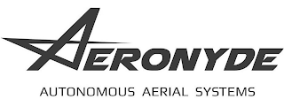 AERONYDE AUTONOMOUS AERIAL SYSTEMS logo