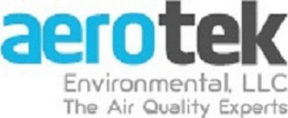 AEROTEK ENVIRONMENTAL, LLC THE AIR QUALITY EXPERTS logo