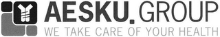 AESKU.GROUP WE TAKE CARE OF YOUR HEALTH logo