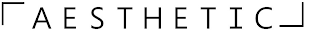 AESTHETIC logo
