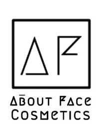 AF ABOUT FACE COSMETICS logo