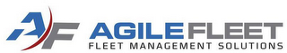 AF AGILEFLEET FLEET MANAGEMENT SOLUTIONS logo