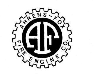 AF AHRENS-FOX FIRE ENGINE CO. logo