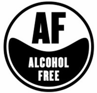 AF ALCOHOL FREE logo