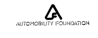 AF AUTOMOBILITY FOUNDATION logo
