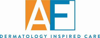 AF DERMATOLOGY INSPIRED CARE logo