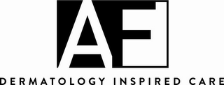 AF DERMATOLOGY INSPIRED CARE logo