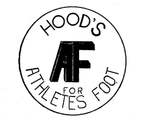 AF HOODS FOR ATHELETES FOOT logo