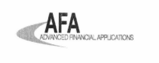 AFA ADVANCED FINANCIAL APPLICATIONS logo
