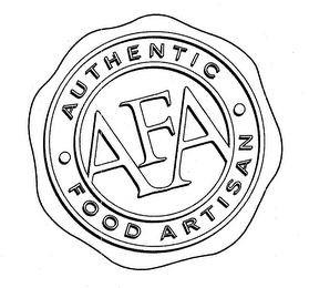 AFA AUTHENTIC FOOD ARTISAN logo