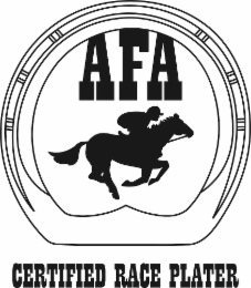 AFA CERTIFIED RACE PLATER logo