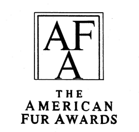 AFA THE AMERICAN FUR AWARDS logo
