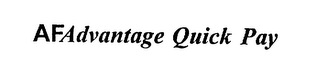 AFADVANTAGE QUICK PAY logo