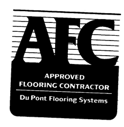 AFC APPROVED FLOORING CONTRACTOR DUPONT FLOORING SYSTEMS