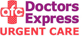 AFC DOCTORS EXPRESS AND URGENT CARE logo