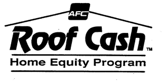 AFC ROOF CASH HOME EQUITY PROGRAM logo