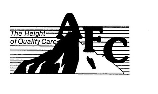 AFC THE HEIGHT OF QUALITY CARE logo