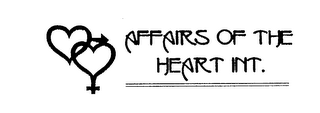 AFFAIRS OF THE HEART INT. logo