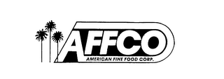 AFFCO AMERICAN FINE FOOD CORP. logo