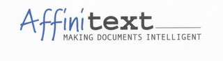 AFFINITEXT MAKING DOCUMENTS INTELLIGENT logo