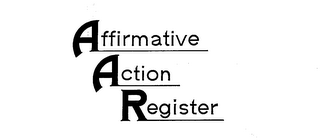 AFFIRMATIVE ACTION REGISTER logo