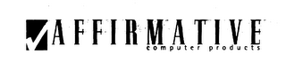 AFFIRMATIVE COMPUTER PRODUCTS logo