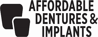AFFORDABLE DENTURES & IMPLANTS logo
