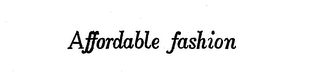 AFFORDABLE FASHION logo