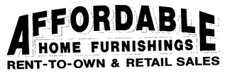 AFFORDABLE HOME FURNISHINGS RENT-TO-OWN & RETAIL SALES logo