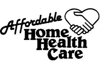 AFFORDABLE HOME HEALTH CARE logo