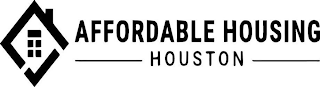 AFFORDABLE HOUSING HOUSTON logo