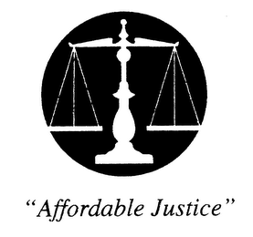 "AFFORDABLE JUSTICE" logo