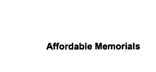 AFFORDABLE MEMORIALS logo