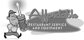 AFFORDABLE RESTAURANT SERVICE AND EQUIPMENT logo