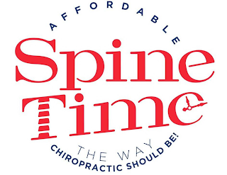 AFFORDABLE SPINE TIME THE WAY CHIROPRACTIC SHOULD BE! logo
