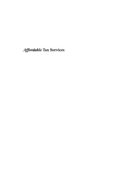 AFFORDABLE TAX SERVICES logo
