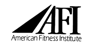 AFI AMERICAN FITNESS INSTITUTE logo