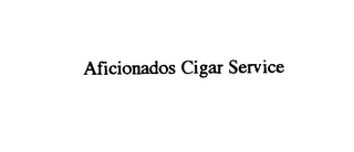 AFICIONADOS CIGAR SERVICE logo