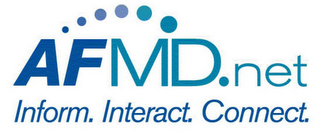 AFMD.NET INFORM. INTERACT. CONNECT. logo