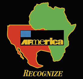 AFMERICA RECOGNIZE logo